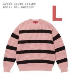 Loose Gauge Stripe Small Box Sweater