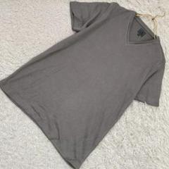 Calvin Klein Tシャツ グレー L Ｖネック キレイめ