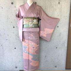 楽天市場】【 未使用 】 訪問着 着物 正絹 袷 フォーマル 金駒