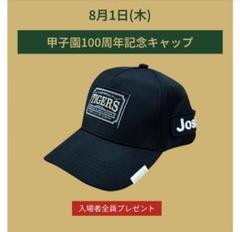 阪神タイガース 100周年記念 キャップ 新品未着用　観戦証明書 　2個セット 2024甲子園100周年記念キャップセット 観戦証明書つき - メルカリ