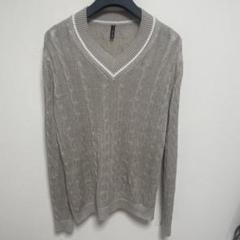 SALE｜30/70 トレンタセッタンタ｜チルデンケーブルニット｜46｜未使用 SALE｜30/70 トレンタセッタンタ｜チルデンケーブルニット｜46