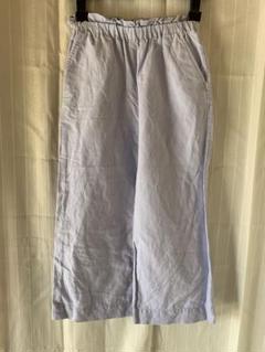 ギャップ キッズ GAP パンツ 薄い青 ワイドパンツ ゴムウエスト M