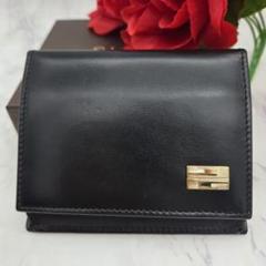 【極美品】 GUCCI グッチ カードケース 小銭入れ レザー シンプル 黒