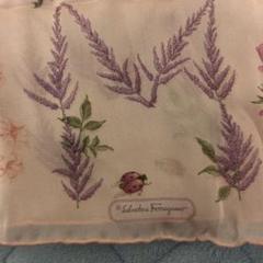 ヴィンテージ♡SalvatoreFerragamo♡花柄スカーフ♡バッグハンドル