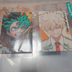 僕のヒーローアカデミア マグネットステッカーコレクション 原画展 爆豪 緑谷