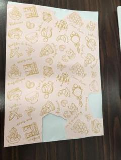 ポーセラツ/ポーセリンアート 白磁用転写紙 PARIS柄/フルール