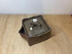 ㊱備前焼 宝瓶 登り窯 白梅 梅 手びねり 4角 急須 ㊱備前焼 宝瓶 登り窯 白梅 梅 手びねり 4角 急須 - メルカリ