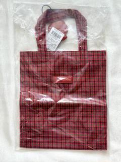新品.タグ付き.未開封】♡ファミリア♡定番赤チェックトート
