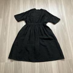 MAGARI スラブリネン　ギャザーワンピース　フォグブルー スラブリネン・ギャザーワンピース / MAGALI - TSUKURITE ONLINE