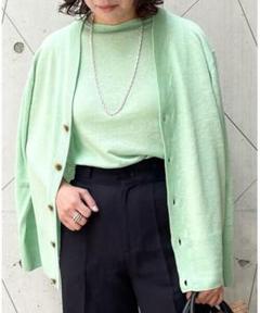 トゥモローランド マカフィー リネン 麻 カーディガン シアー 羽織 トゥモローランド マカフィー リネン 麻 カーディガン シアー