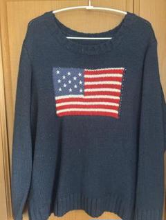 R.L. アメリカ国旗刺繍セーター グレー 楽天市場】ラルフローレン POLO Ralph Lauren 星条旗 アメリカン