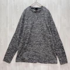 ARONA バンドカラーフリースカットソー　長袖　グレー　L