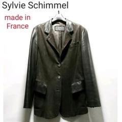 フランス製◇シルヴィシメルSylvie Schimmel◇レザージャケット
