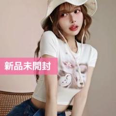 新品未開封 Tシャツ ホワイト darich レディフォトコンパクトT