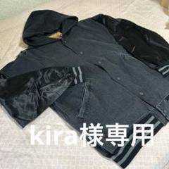 HYSTERIC GLAMOUR フード付きスタジャン グレー/ブラック HYSTERIC GLAMOUR フード付きスタジャン グレー/ブラック - メルカリ