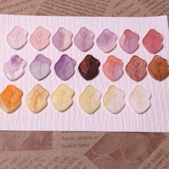 ハンドメイド シーリングスタンプシール 20枚セット 【ピンク】フラワー