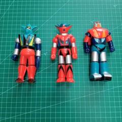当時物ポピーゲッターロボGミニソフビ3体セット - メルカリ
