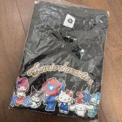 ミャクミャク サンリオ キャラクターズ 万博限定 Tシャツ 半袖 ブラック XL