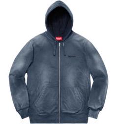 Supreme シュプリーム Bleached Zip Up Sweatshirt AW18 WEEK11 Supreme Bleached Zip Up Sweatshirt (FW18) - $188