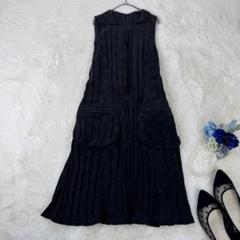センソユニコt.b チェックセットアップ シワ加工 センソユニコ t.b シワ加工 ノースリーブ シャツワンピース