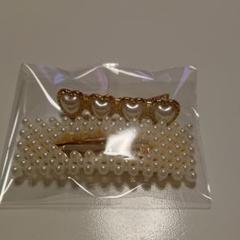 パールピン&ハートのピン