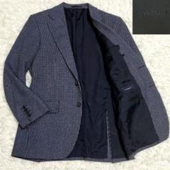 極美品 L バーバリー BURBERRYカシミヤ100テーラードジャケットA5紺 極美品 L バーバリー BURBERRYカシミヤ100テーラードジャケット