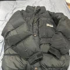 90s FIRST DOWN 雪山リバーシブルダウン supremeノース元ネタ FIRST DOWN 雪山