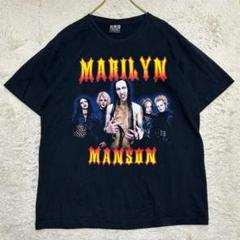 90s Marilyn Manson バンドTシャツ ブラック Lサイズ