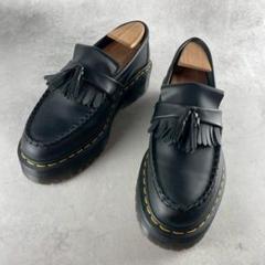 極美品 Dr.Martens ADRIAN ローファー UK3 黒 タッセル ADRIAN タッセル ローファー