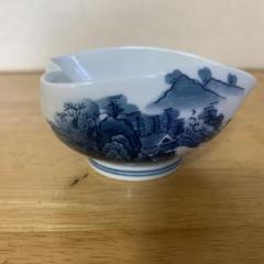 有田焼 伊万里 畑萬陶苑 角萬印 山水 湯冷まし 茶道具 手描き