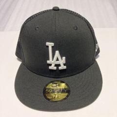 【新品】ニューエラ 59FIFTY LAメッシュキャップ 58.7cm