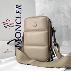 【未使用級】モンクレール バーティカル 24AW ショルダーバッグ ベージュ