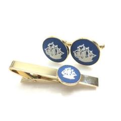 ウェッジウッド タイピン カフス セット 13-21070217