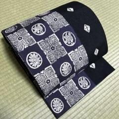専用ページ　名古屋帯　証紙あり　正絹　本場大島紬【伝統工芸絞り　版画染】全通袋帯 専用ページ 名古屋帯 証紙あり 正絹 本場大島紬【伝統工芸絞り