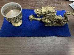 風水龍の置物　江龍