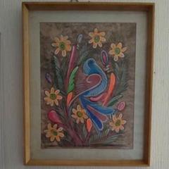 メキシコ ナワインディアンのアマテ絵
