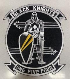 福袋安いいね半額ストア No.1145 ☆横振り刺繍パッチ☆ BLACK KNIGHTS VF-154 - メルカリ 個人装備