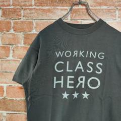 SHOOT★WORKING CLASS HERO ロゴTシャツ グレー S