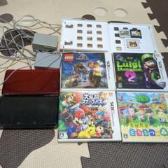 Nintendo 3DS 本体ジャンク品（黒・赤）とゲームソフトセット