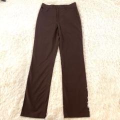 オゾック　ブラウン　ストレートパンツ　ストレッチ　40