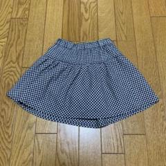 シューラルー　インナーショートパンツ付きチェック柄スカート　キッズ　110