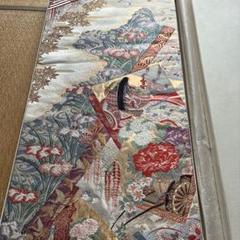 高級帯 多色使いの絹着付け小物