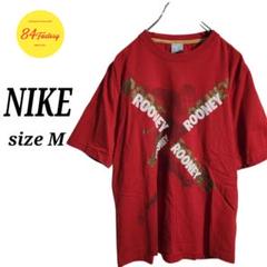 NIKE ショートスリーブ プリントTシャツ 半袖 ROONEY 赤 メンズ M