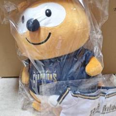 【未開封】バファローズ ⭐︎ポンタ ぬいぐるみ 日本一記念ユニフォーム付き 未開封】バファローズ ⭐︎ポンタ ぬいぐるみ 日本一記念