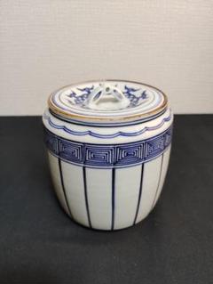 Ｎ６９３　水指　『温品焼』『康寿窯　本多康彦造』『一重口水指』　共箱　茶道具 N693 水指 『温品焼』『康寿窯 本多康彦造』『一重口水指