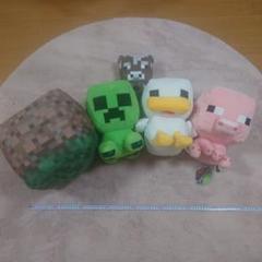未使用！！Minecraft ぬいぐるみ4体セット Minecraft コレクションぬいぐるみ (四つ足) ネコ[ケイ