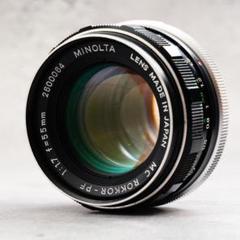 【極美品】動作◎ ミノルタ MC ROKKOR-PF 55mm F1.7 055 2025年最新】MINOLTA MC ROKKOR-PF 55mm f1.7の人気アイテム