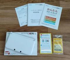 ジャンク品 ニンテンドー 3DSLL 本体 ホワイト　説明書＆専用箱付き