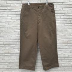 ブッチャープロダクツ　ワークパンツ　34　カーキ　ヘリンボーン