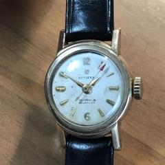 【未使用稼働品】CITIZEN　レディース腕時計　手巻き式　ブルー文字盤 日本未発売！CITIZEN 腕時計 ブルー文字盤 自動巻き クラシカル